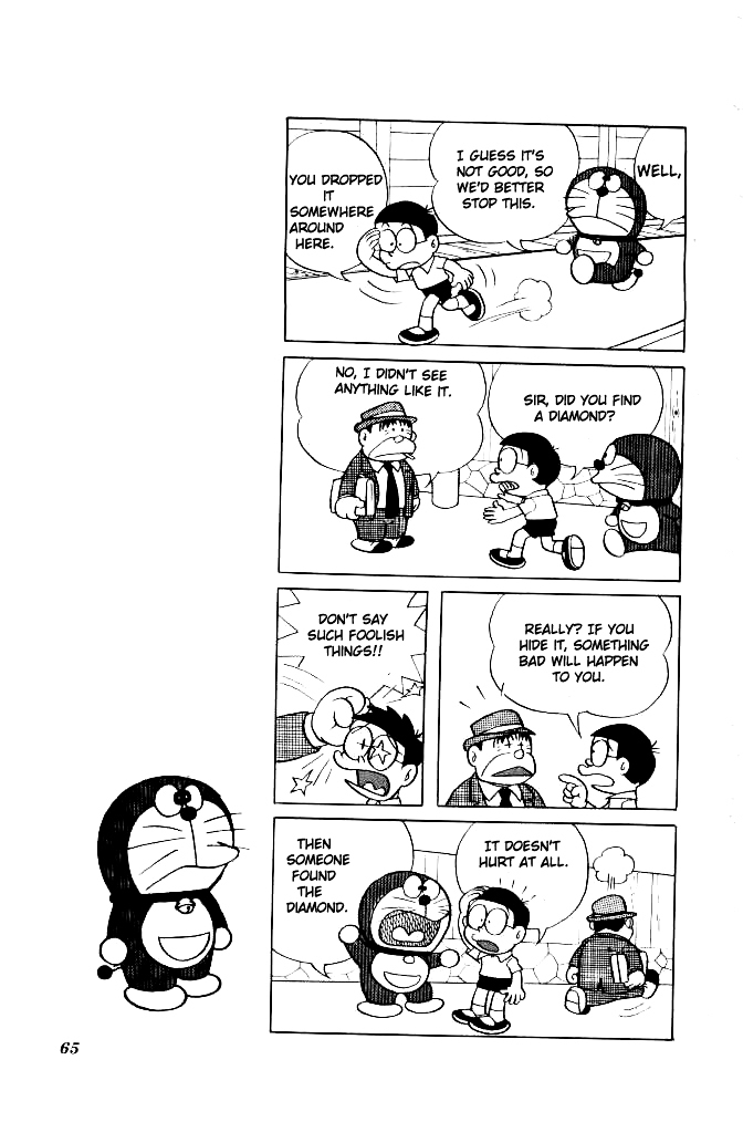 Doraemon Chapter 132 page 10 - Chapter 132 : Bad luck diamond