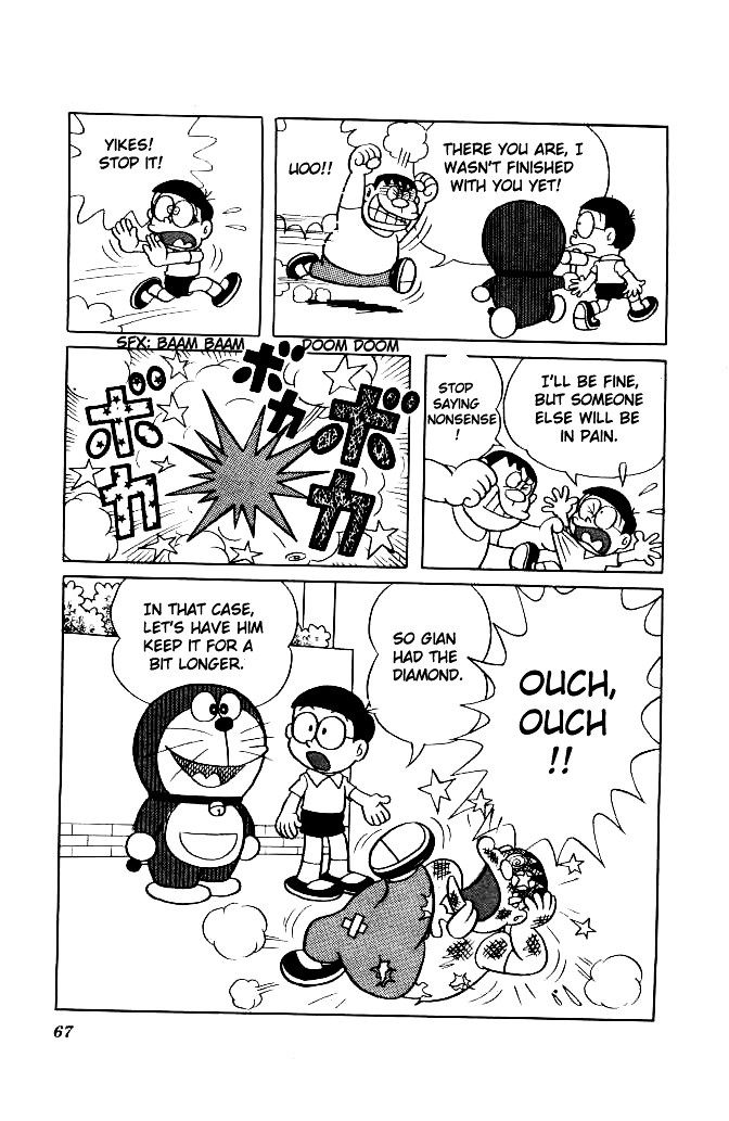 Doraemon Chapter 132 page 12 - Chapter 132 : Bad luck diamond