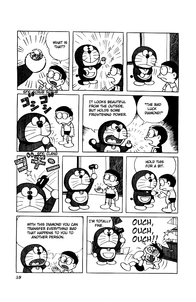 Doraemon Chapter 132 page 4 - Chapter 132 : Bad luck diamond