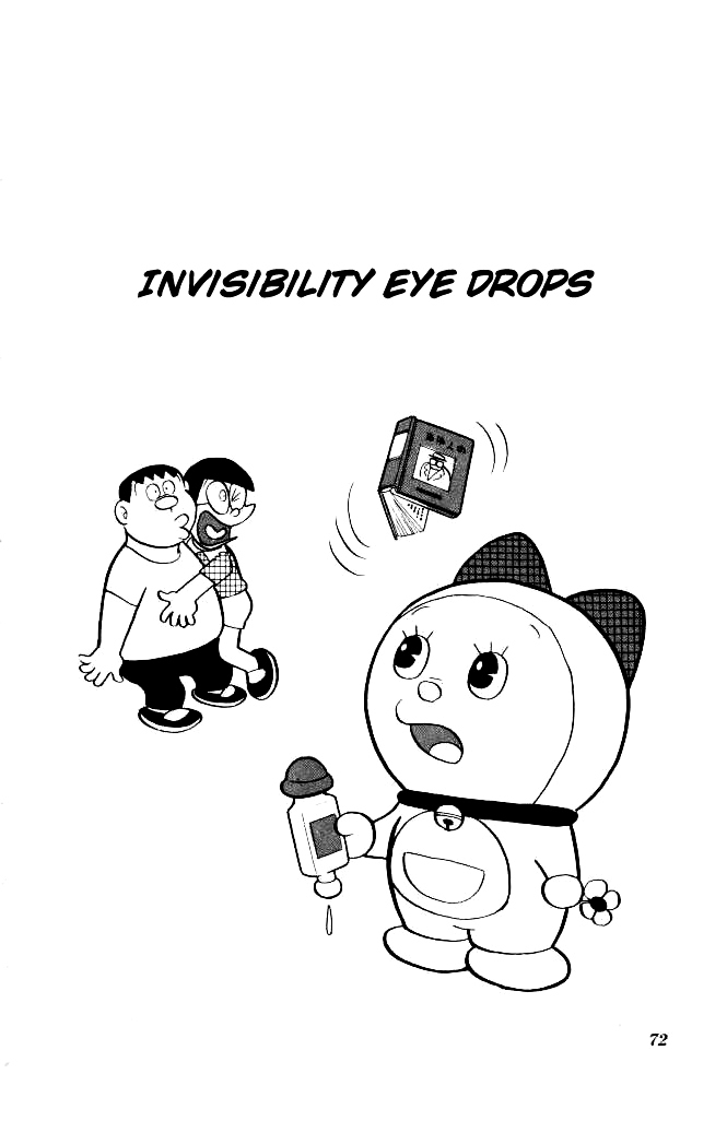 Doraemon Chapter 134 page 1 - Chapter 134 : Invisibility Eye Drops