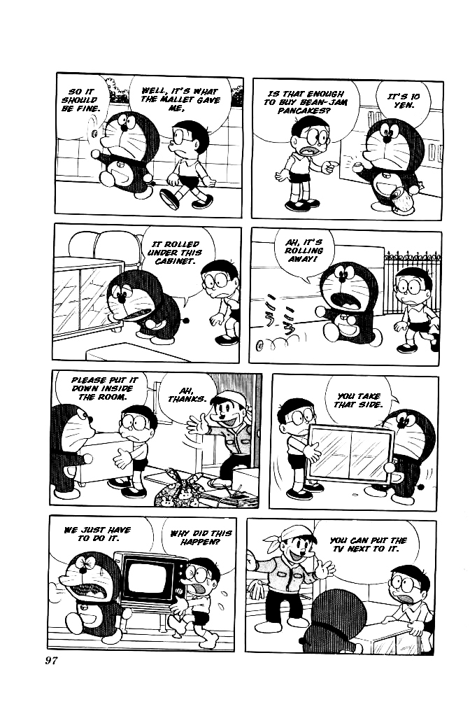 Doraemon Chapter 136 page 3 - Chapter 136 : The Mallet of Good Luck