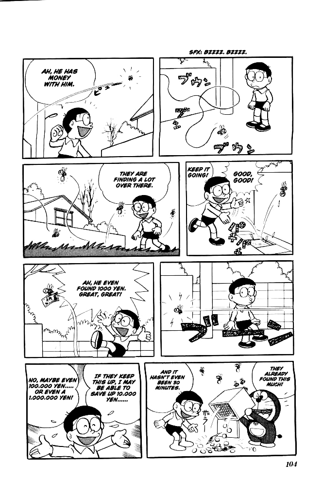 Doraemon Chapter 137 page 4 - Chapter 137 : Hard Working Money Bees