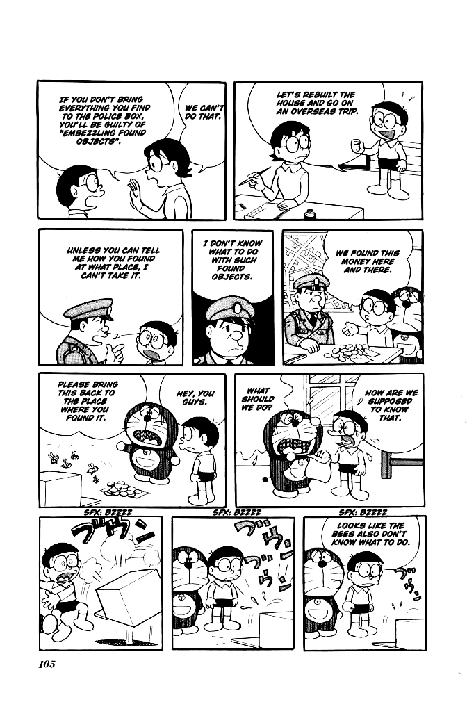 Doraemon Chapter 137 page 5 - Chapter 137 : Hard Working Money Bees