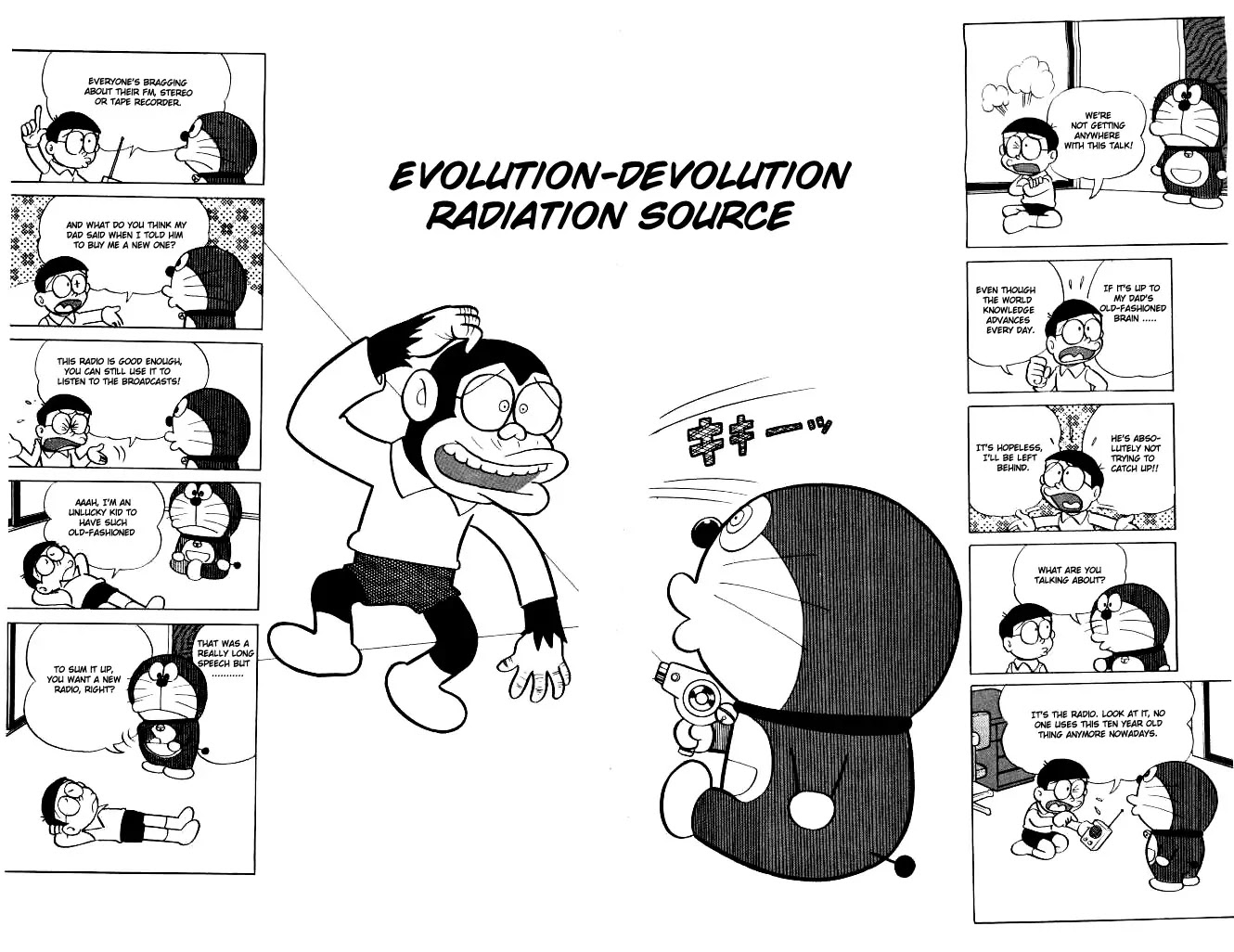 Doraemon Chapter 139 page 1 - Chapter 139 : Evolution - Devolution Radiation Source