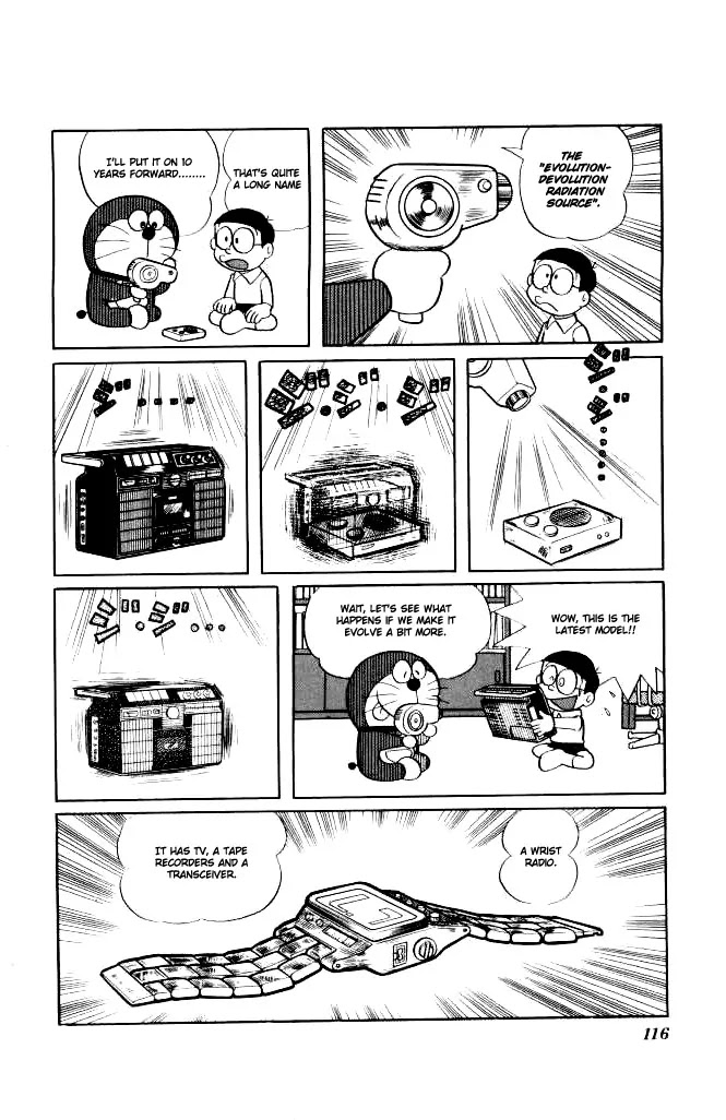 Doraemon Chapter 139 page 2 - Chapter 139 : Evolution - Devolution Radiation Source