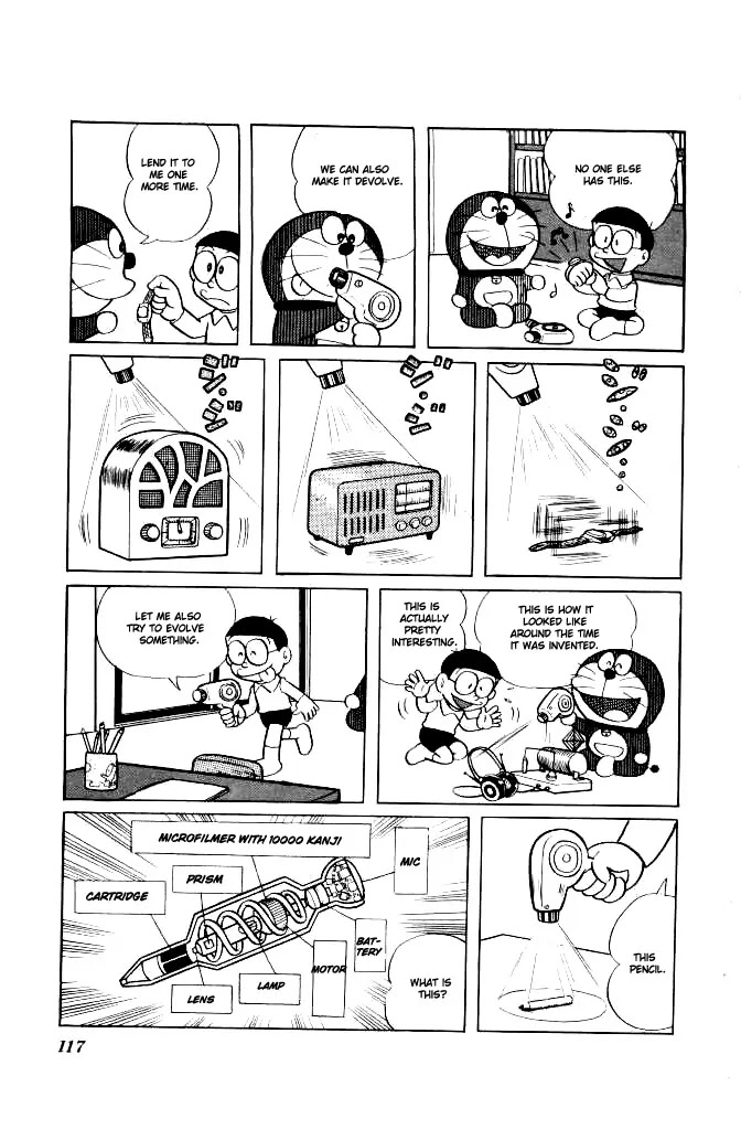 Doraemon Chapter 139 page 3 - Chapter 139 : Evolution - Devolution Radiation Source