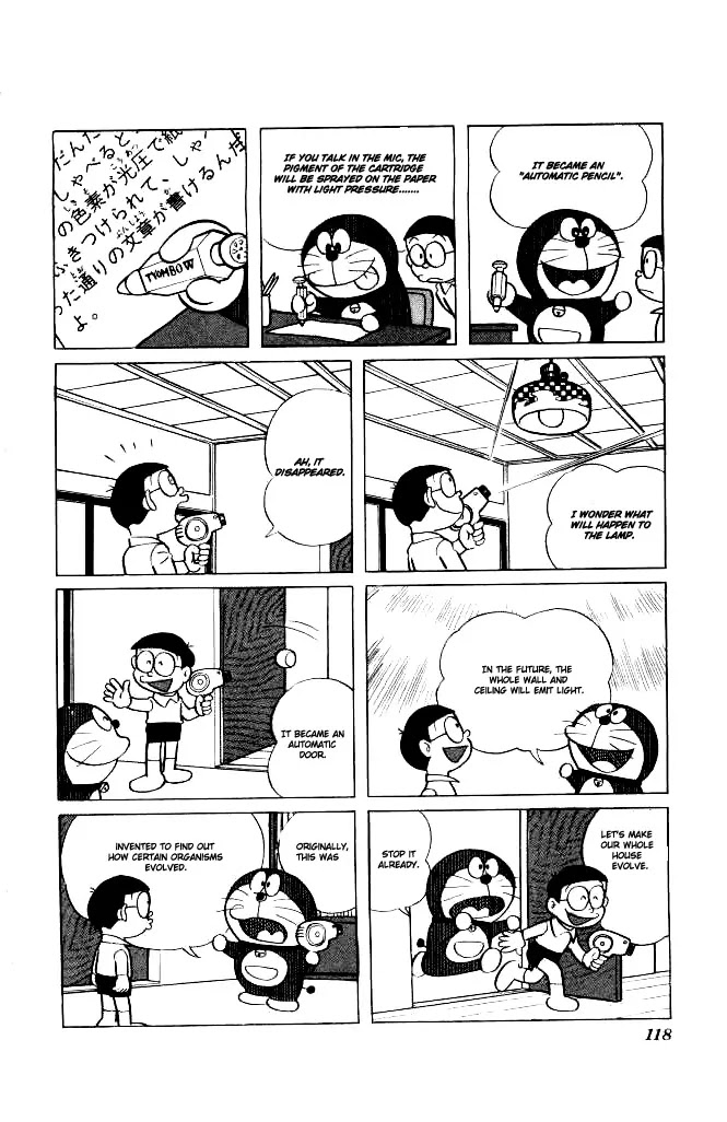 Doraemon Chapter 139 page 4 - Chapter 139 : Evolution - Devolution Radiation Source