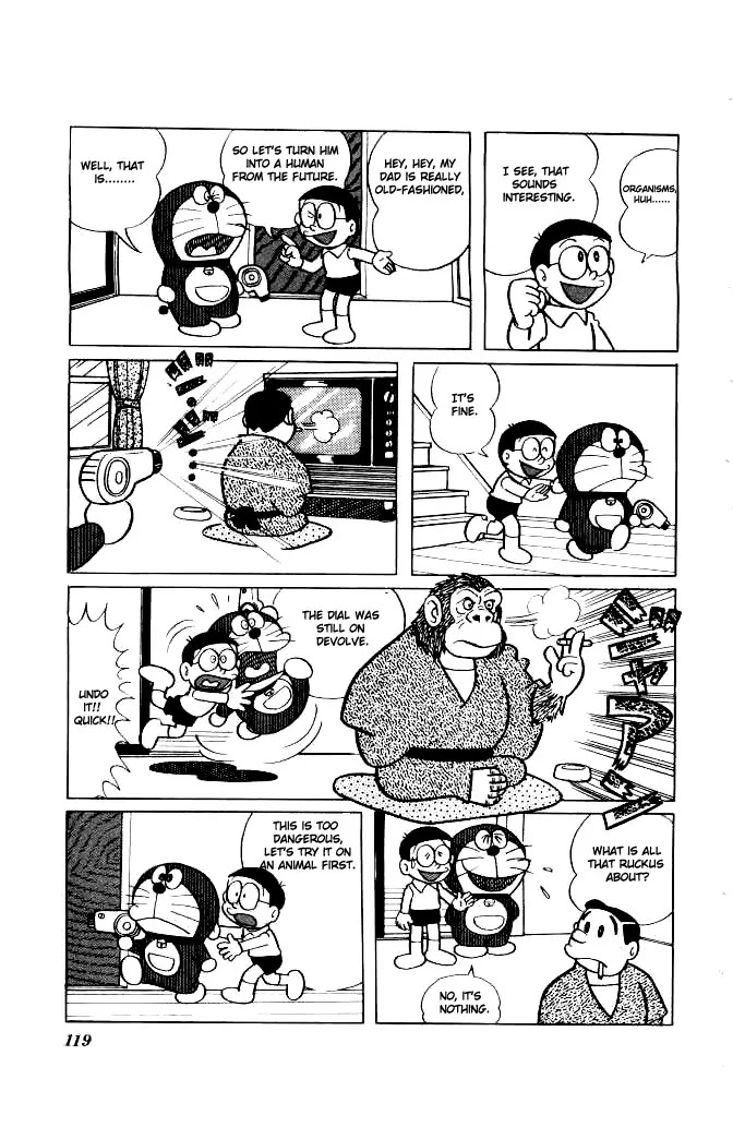Doraemon Chapter 139 page 5 - Chapter 139 : Evolution - Devolution Radiation Source
