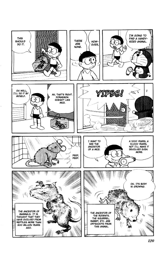 Doraemon Chapter 139 page 6 - Chapter 139 : Evolution - Devolution Radiation Source