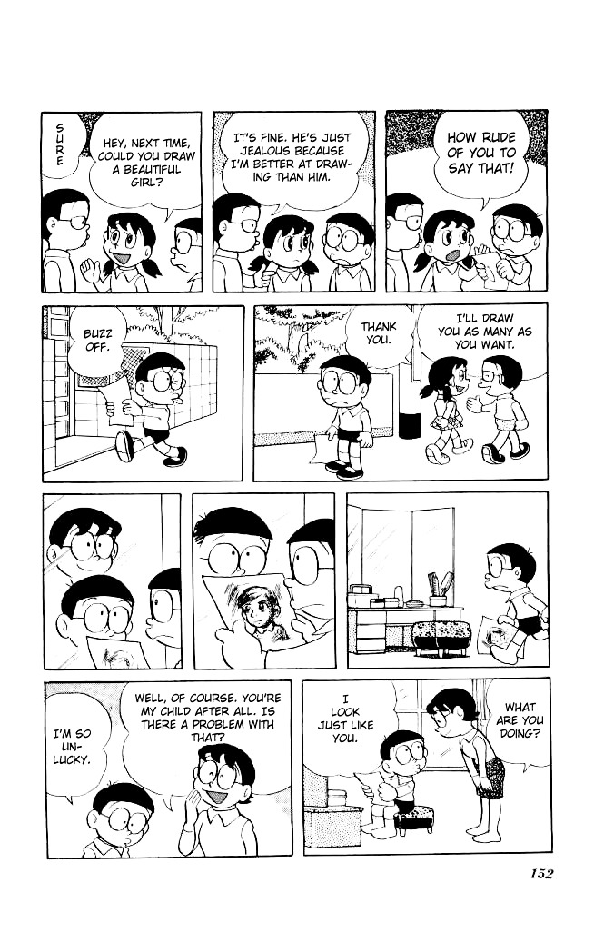 Doraemon Chapter 144.2 page 4 - Chapter 144 (v2) : The Face Eraser