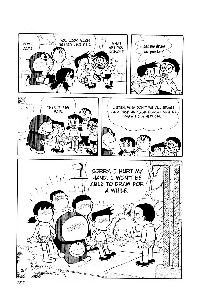 Doraemon Chapter 144.2 page 9 - Chapter 144 (v2) : The Face Eraser