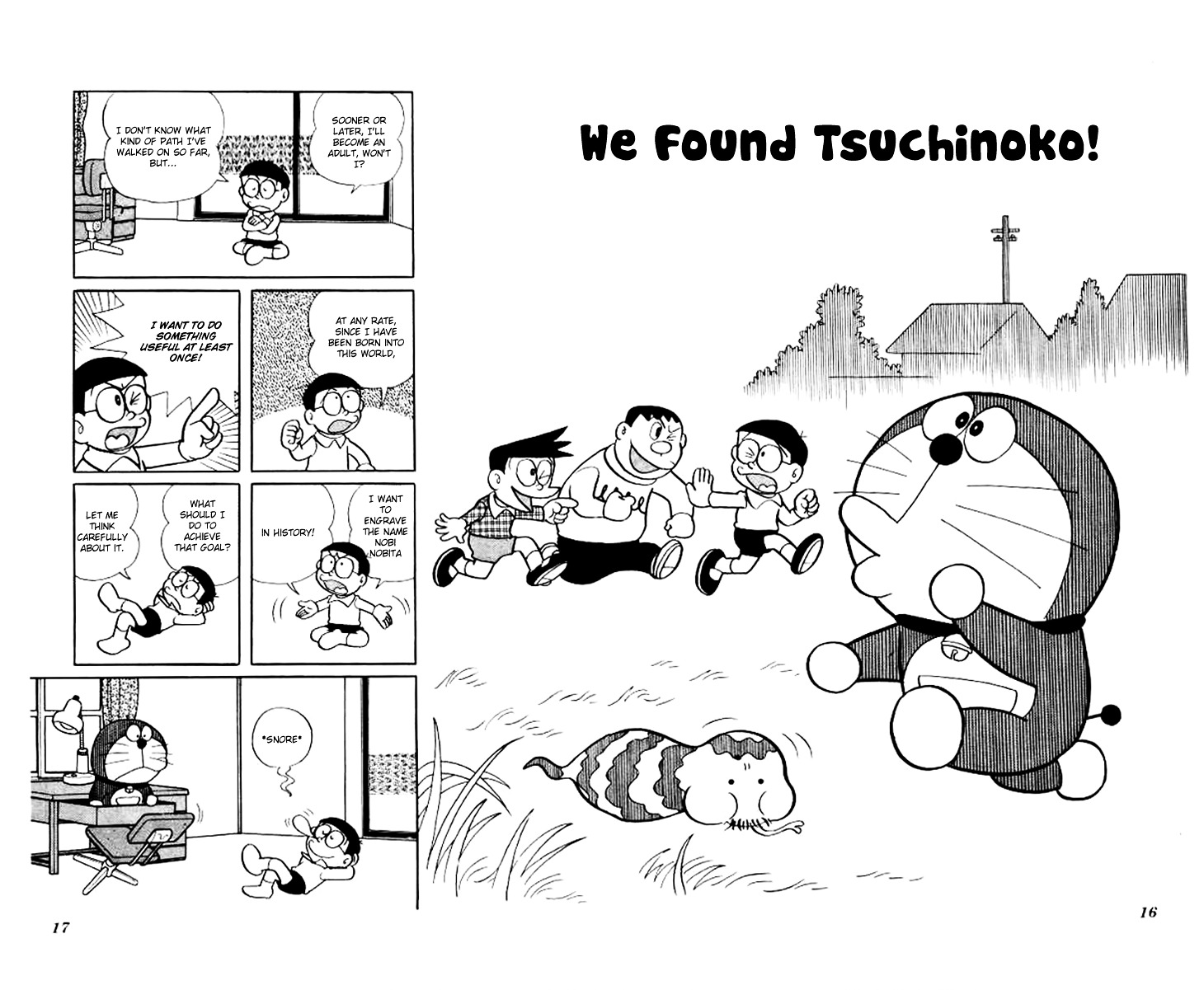 Doraemon Chapter 149.2 page 3 - Chapter 149 (v2) : We Found Tsuchinoko!