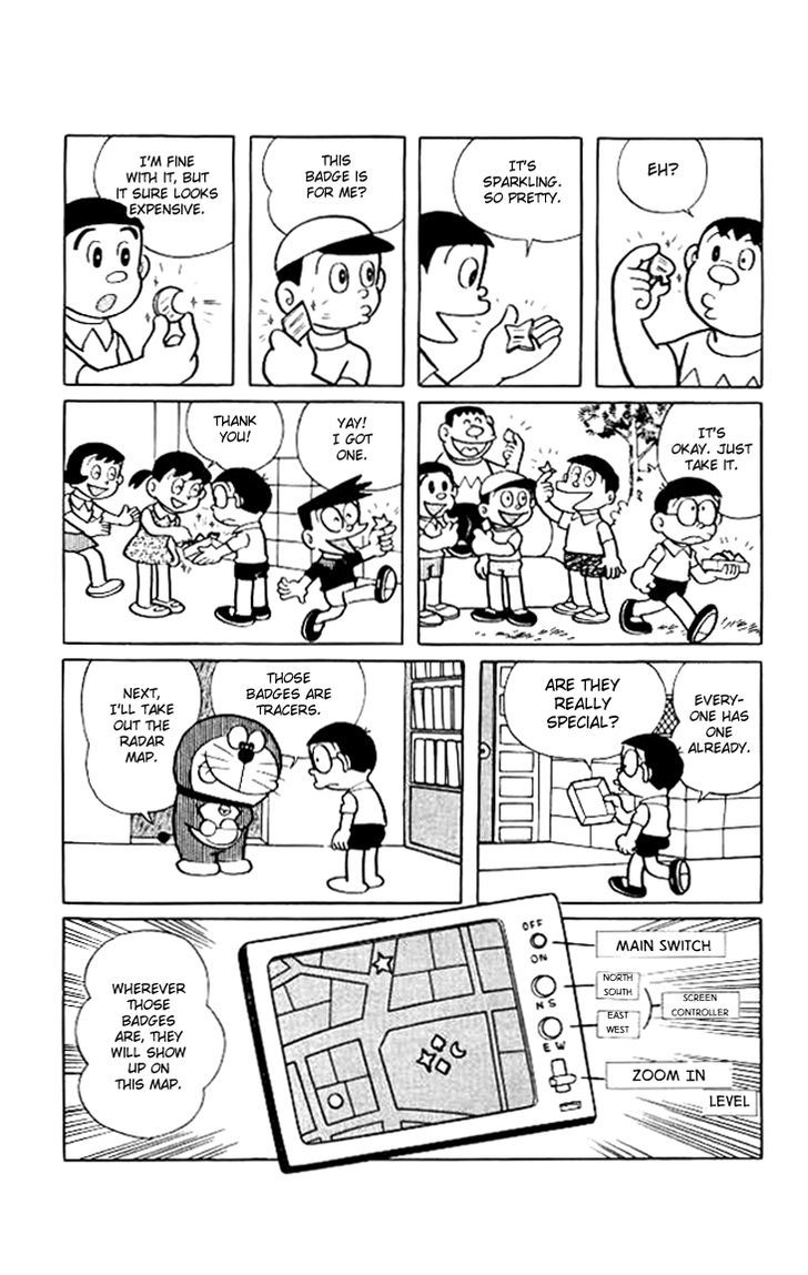 Doraemon Chapter 162 page 4 - Chapter 162 : Tracer Badge