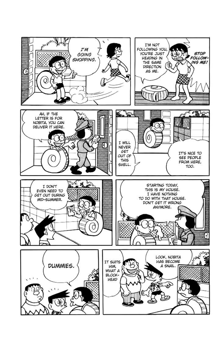 Doraemon Chapter 163 page 7 - Chapter 163 : A Snail House is Comfortable