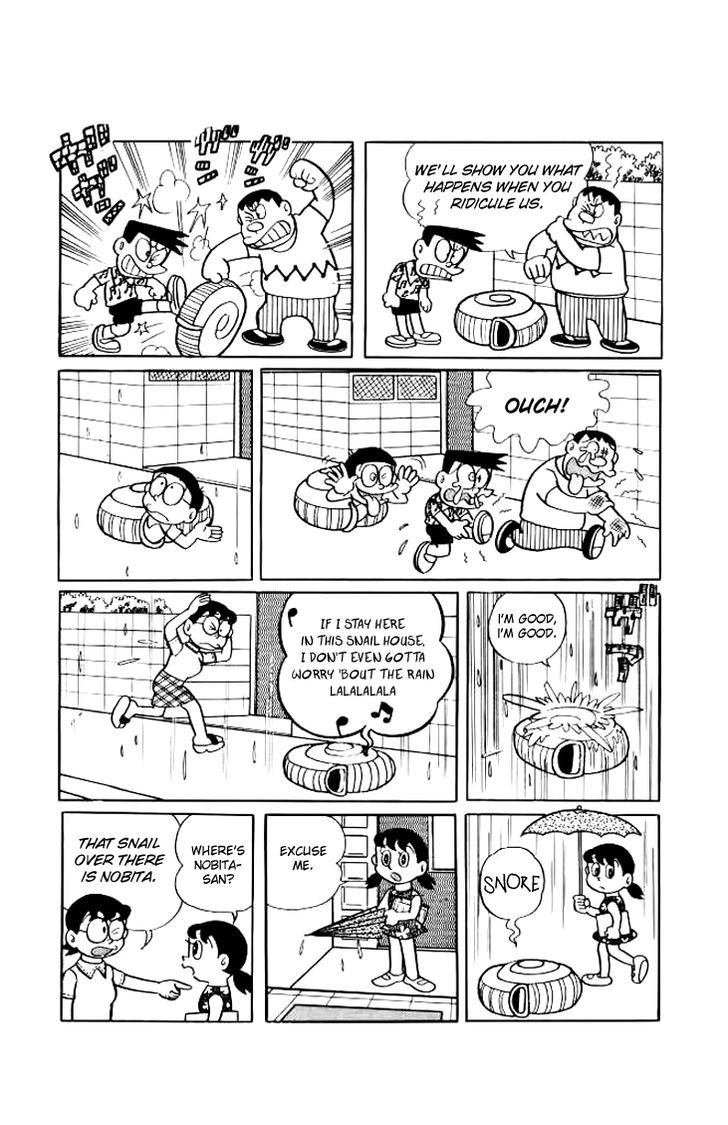 Doraemon Chapter 163 page 8 - Chapter 163 : A Snail House is Comfortable