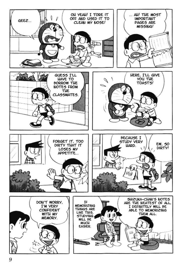 Doraemon Chapter 17 page 5 - Chapter 17 : Test Memorizing Toast