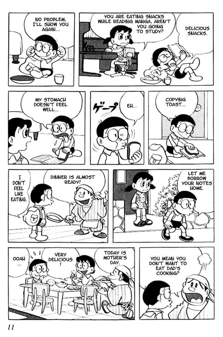 Doraemon Chapter 17 page 7 - Chapter 17 : Test Memorizing Toast