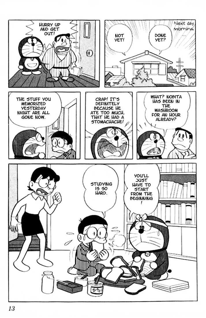 Doraemon Chapter 17 page 9 - Chapter 17 : Test Memorizing Toast