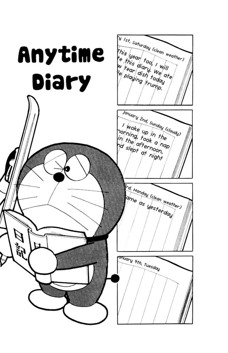 Doraemon Chapter 171 page 2 - Chapter 171 : Anytime Diary