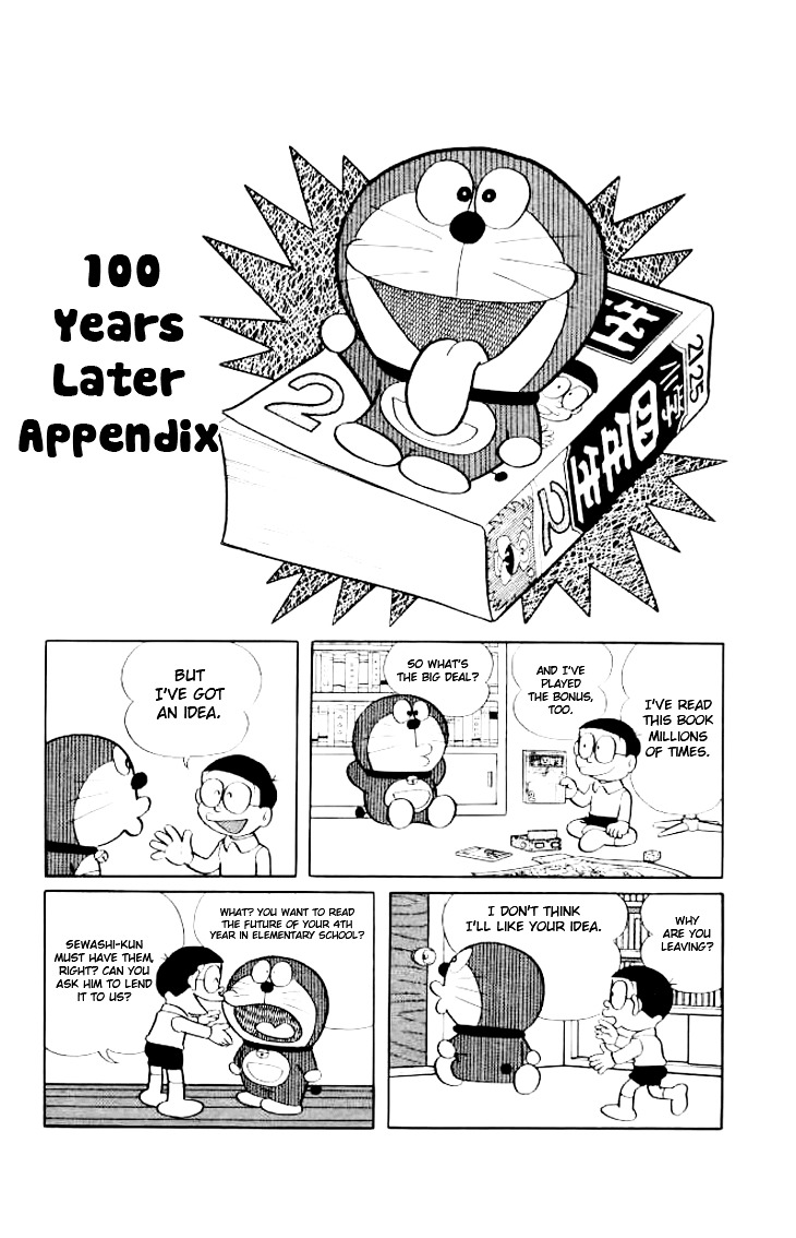 Doraemon Chapter 172 page 2 - Chapter 172 : The 100 Years Later Appendix