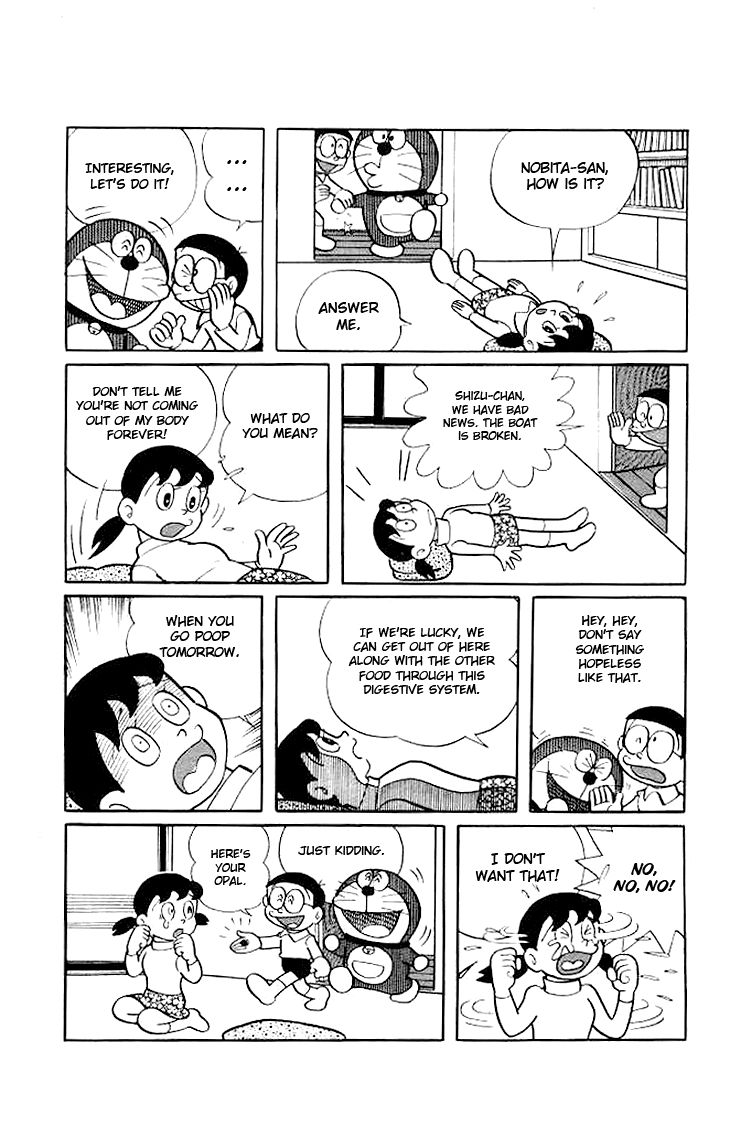 Doraemon Chapter 182 page 9 - Chapter 182 : Inside the Stomach, Inside the Water