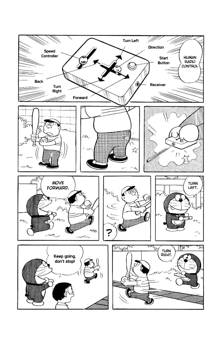 Doraemon Chapter 184 page 4 - Chapter 184 : Human Radio Control