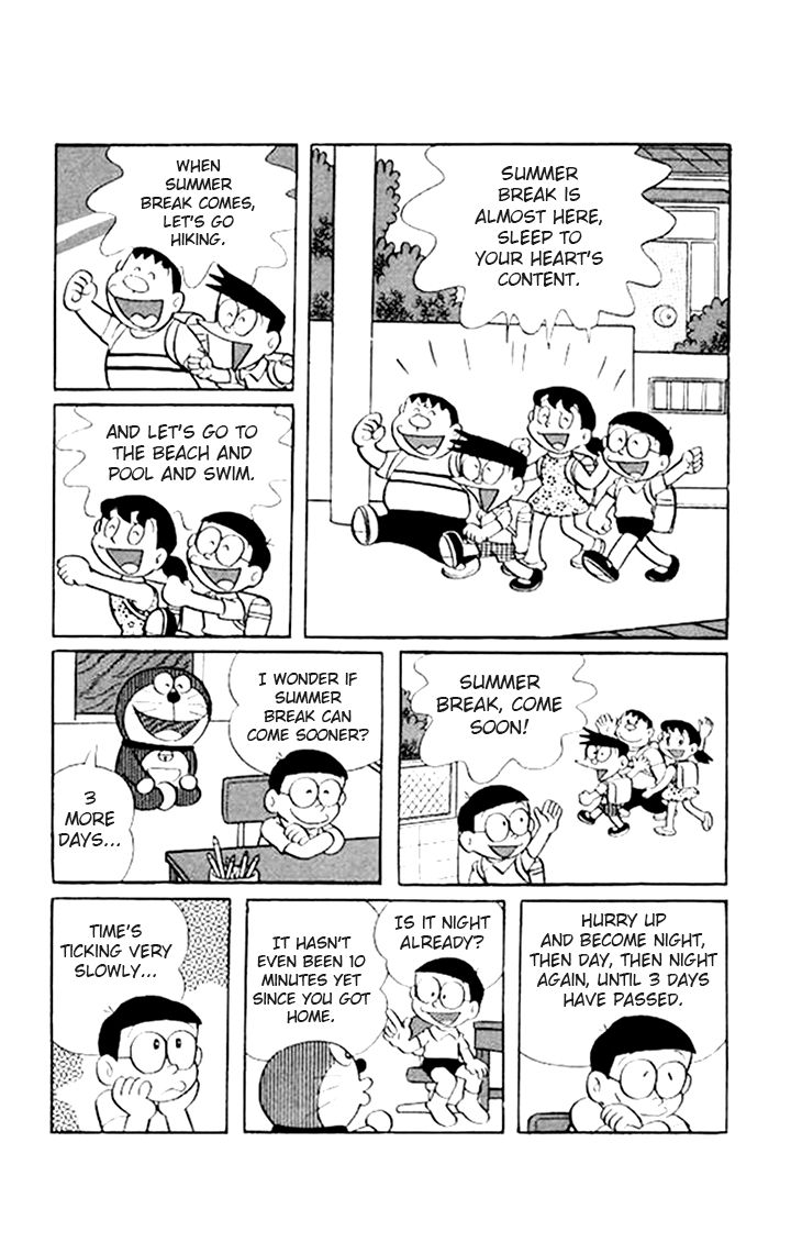 Doraemon Chapter 185 page 3 - Chapter 185 : Speed Clock