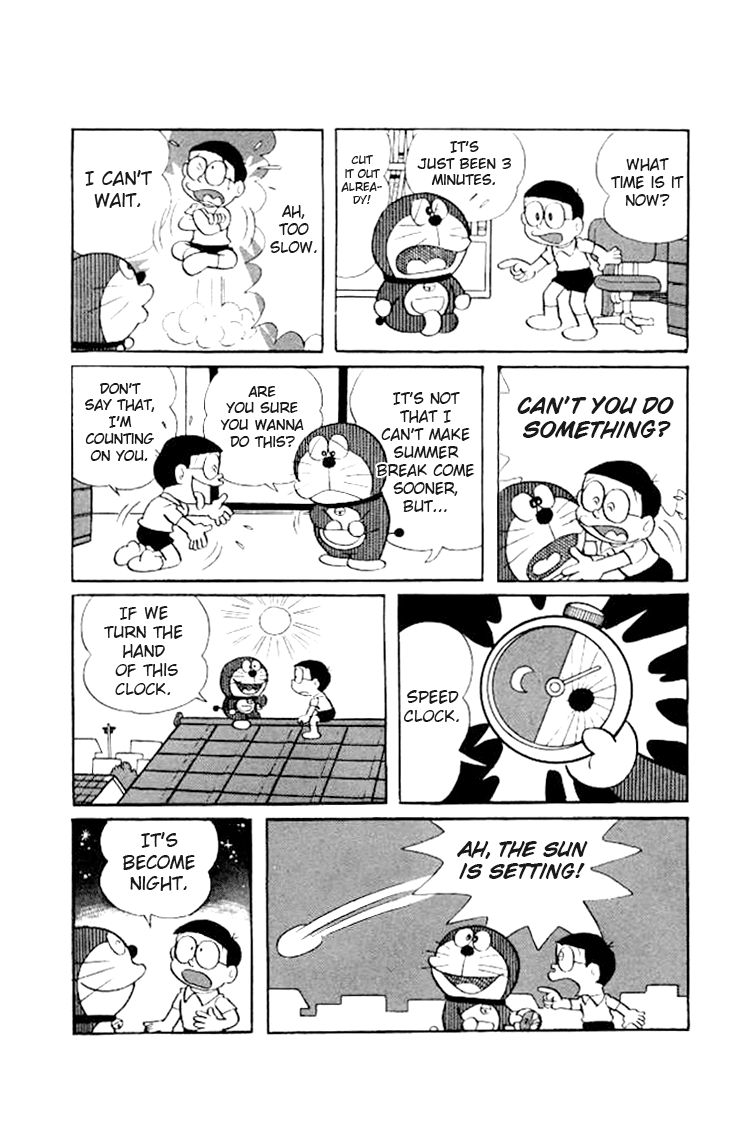 Doraemon Chapter 185 page 4 - Chapter 185 : Speed Clock