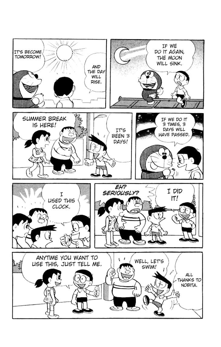 Doraemon Chapter 185 page 5 - Chapter 185 : Speed Clock