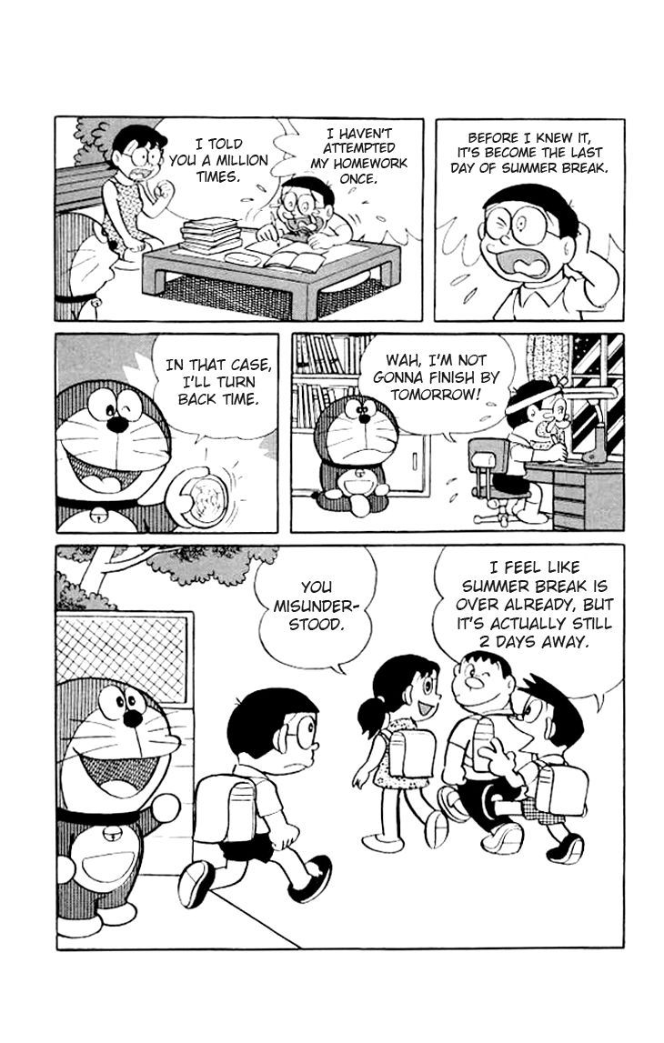 Doraemon Chapter 185 page 8 - Chapter 185 : Speed Clock