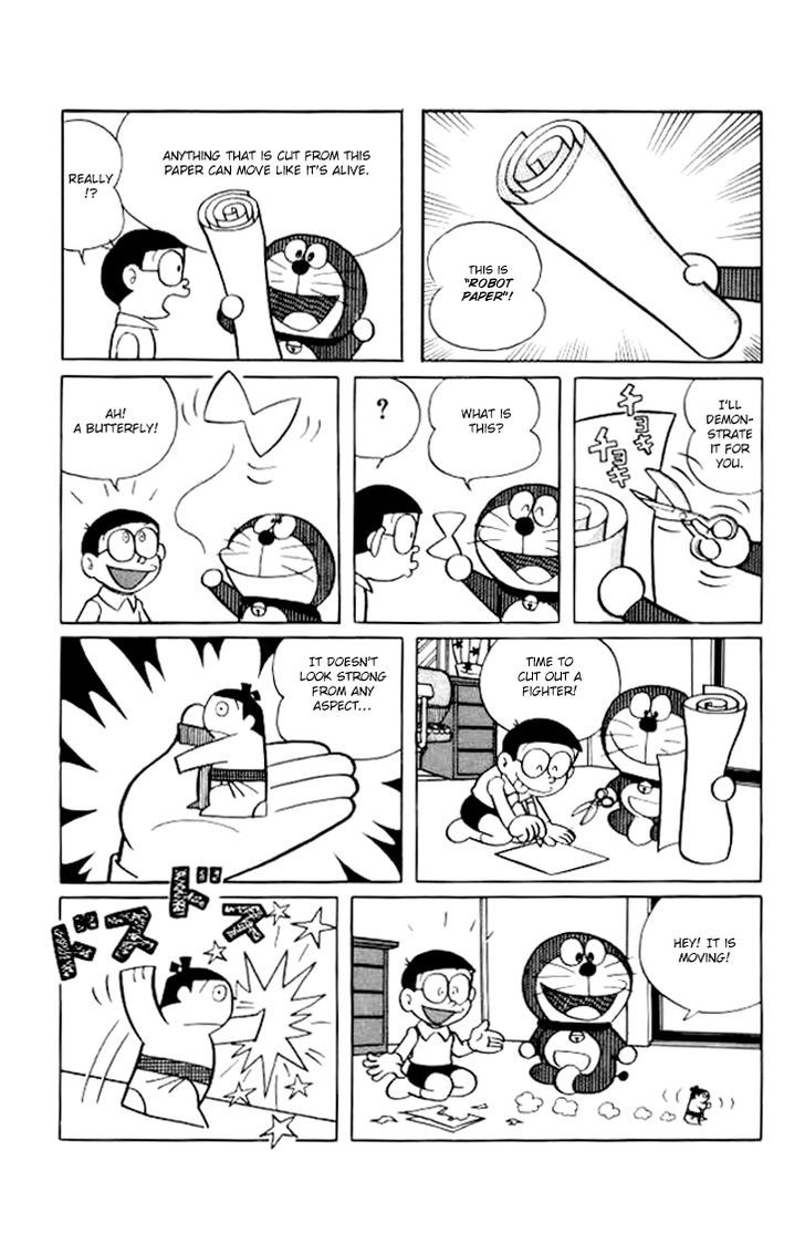 Doraemon Chapter 188 page 4 - Chapter 188 : Robot Paper