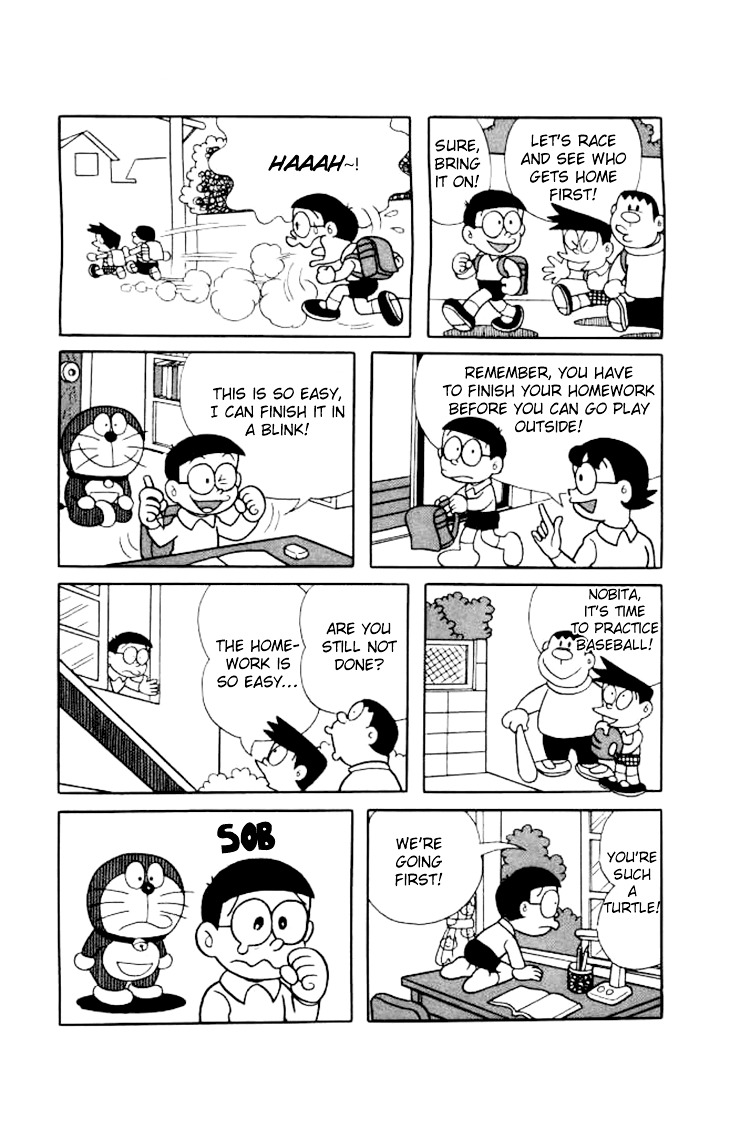 Doraemon Chapter 192 page 4 - Chapter 192 : Crank Up the Speed!