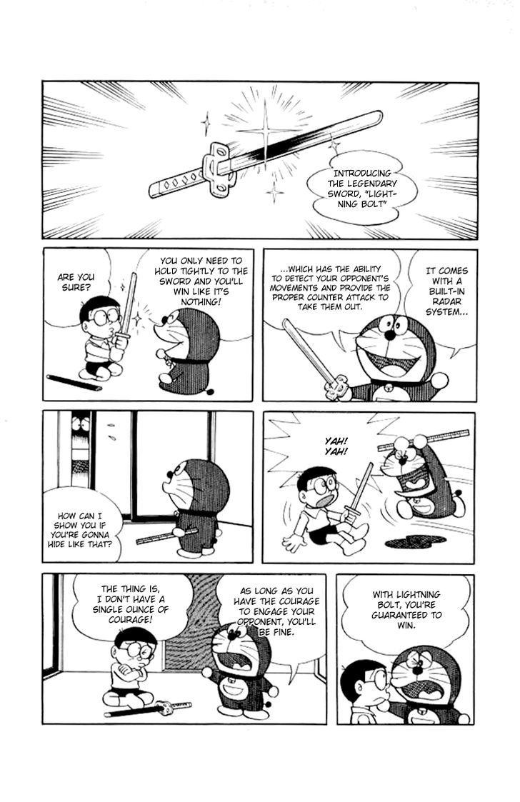 Doraemon Chapter 193 page 6 - Chapter 193 : The Legendary Sword: Lightning Bolt