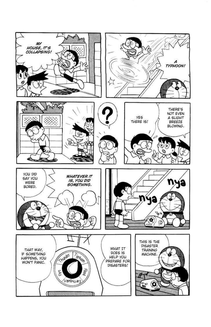 Doraemon Chapter 194 page 4 - Chapter 194 : Disaster Training Machine