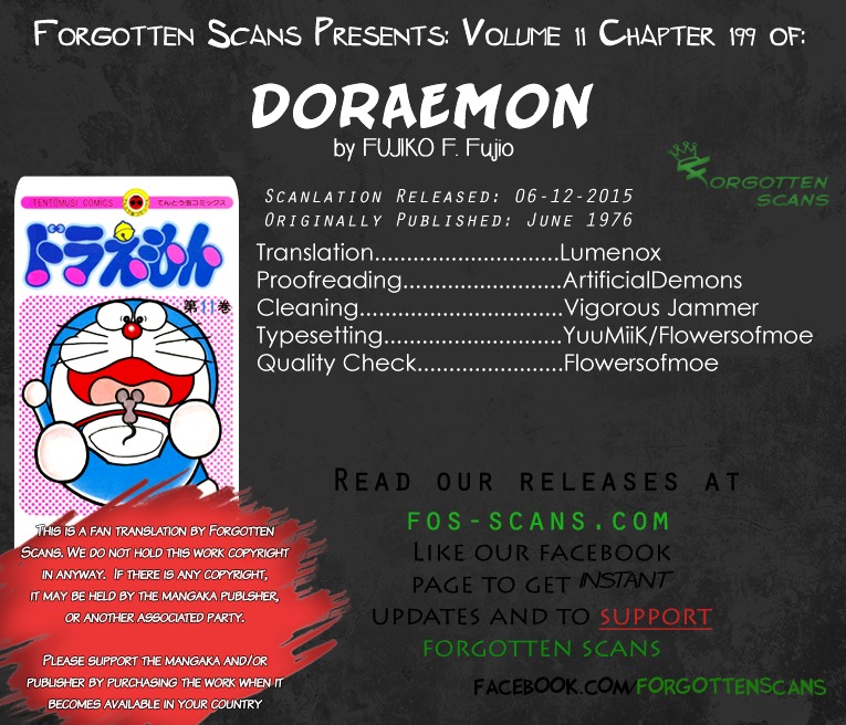 Doraemon Chapter 199 page 1 - Chapter 199 : Antenna of Prediction