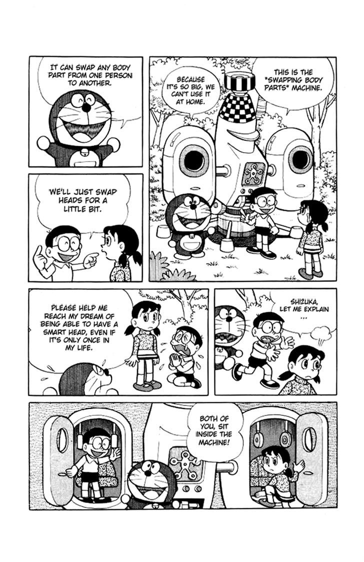 Doraemon Chapter 201 page 4 - Chapter 201 : Swapping Body Parts