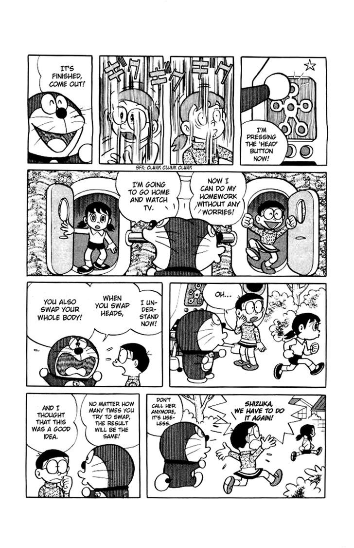 Doraemon Chapter 201 page 5 - Chapter 201 : Swapping Body Parts