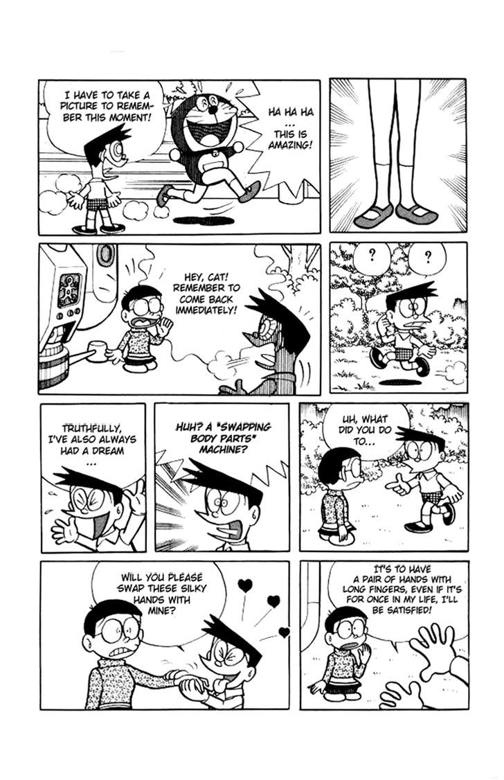 Doraemon Chapter 201 page 7 - Chapter 201 : Swapping Body Parts