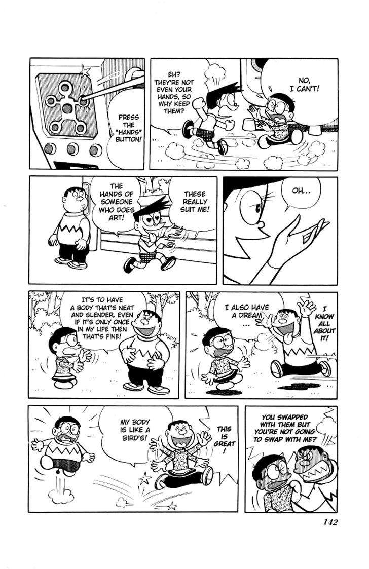 Doraemon Chapter 201 page 8 - Chapter 201 : Swapping Body Parts