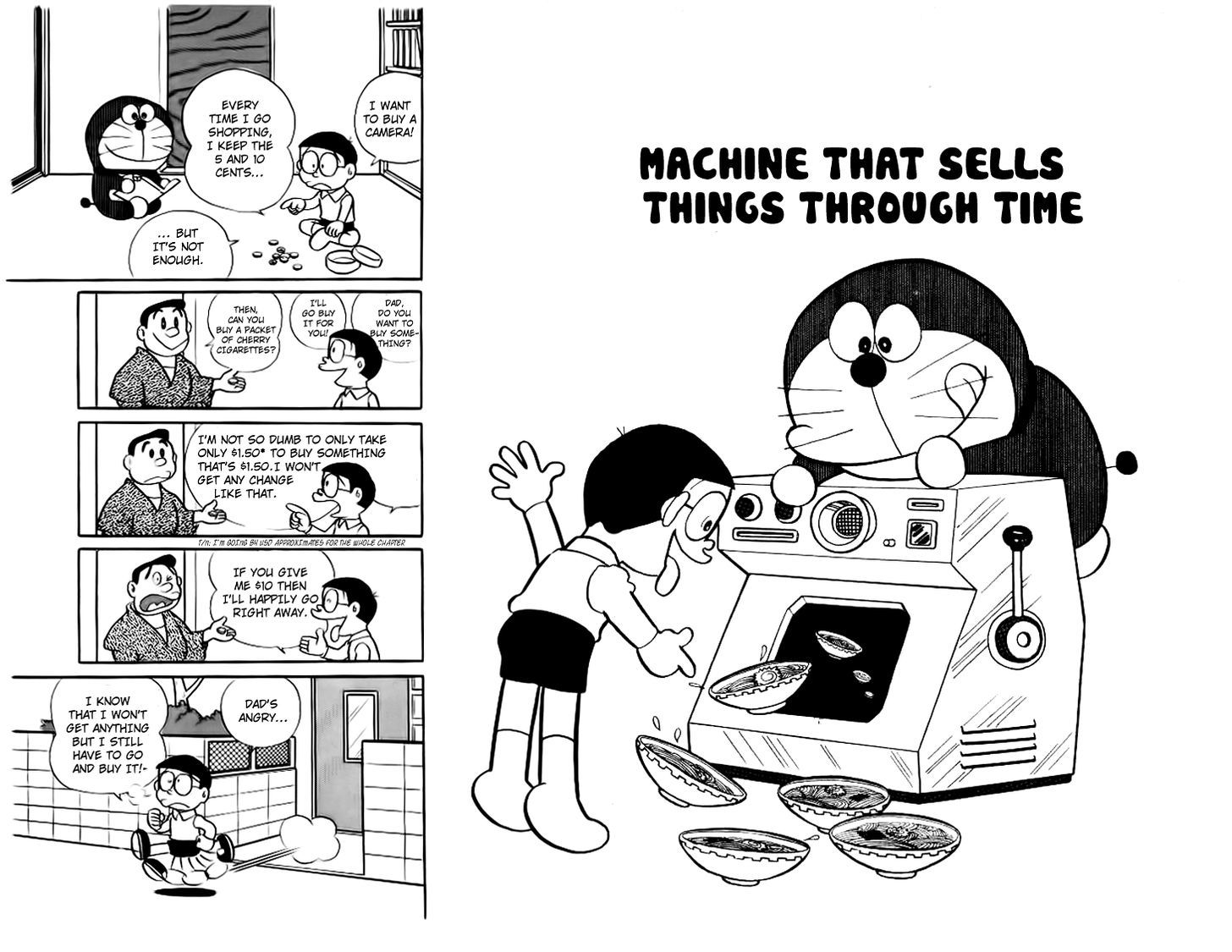 Doraemon Chapter 202 page 2 - Chapter 202 : Machine That Sells Things Through Time
