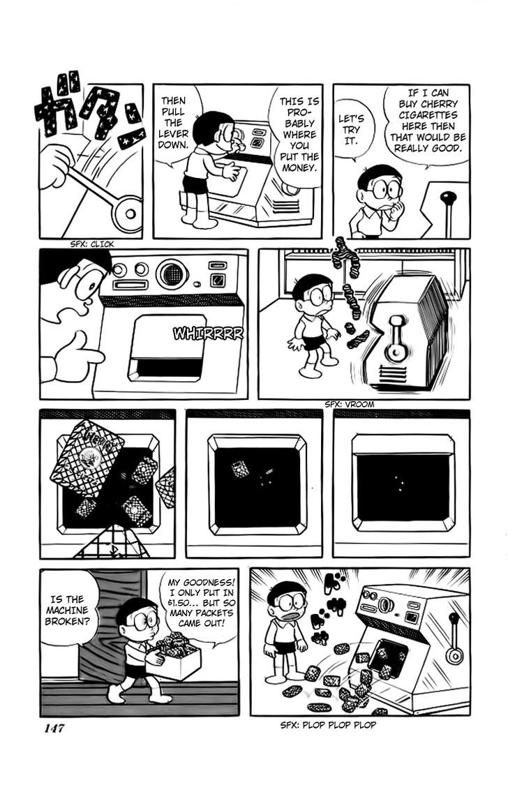 Doraemon Chapter 202 page 4 - Chapter 202 : Machine That Sells Things Through Time
