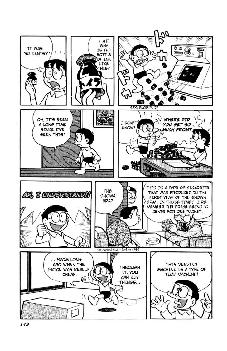 Doraemon Chapter 202 page 6 - Chapter 202 : Machine That Sells Things Through Time