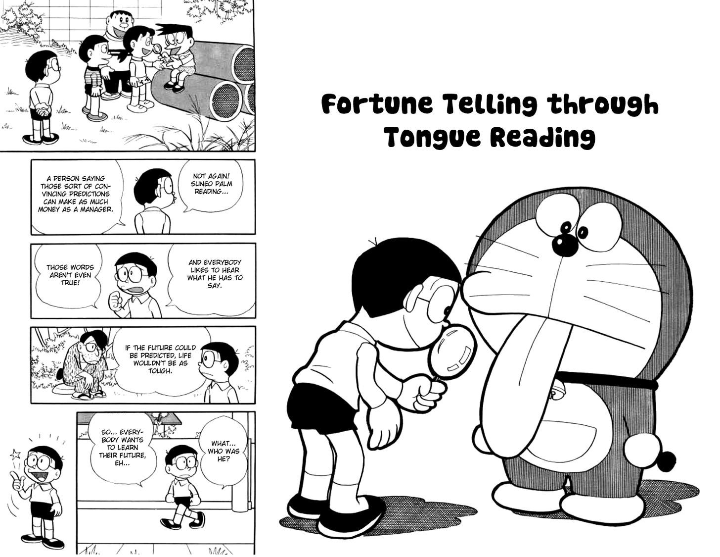 Doraemon Chapter 207 page 2 - Chapter 207 : Fortune Telling Through Tongue Reading