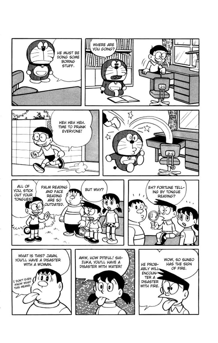 Doraemon Chapter 207 page 3 - Chapter 207 : Fortune Telling Through Tongue Reading