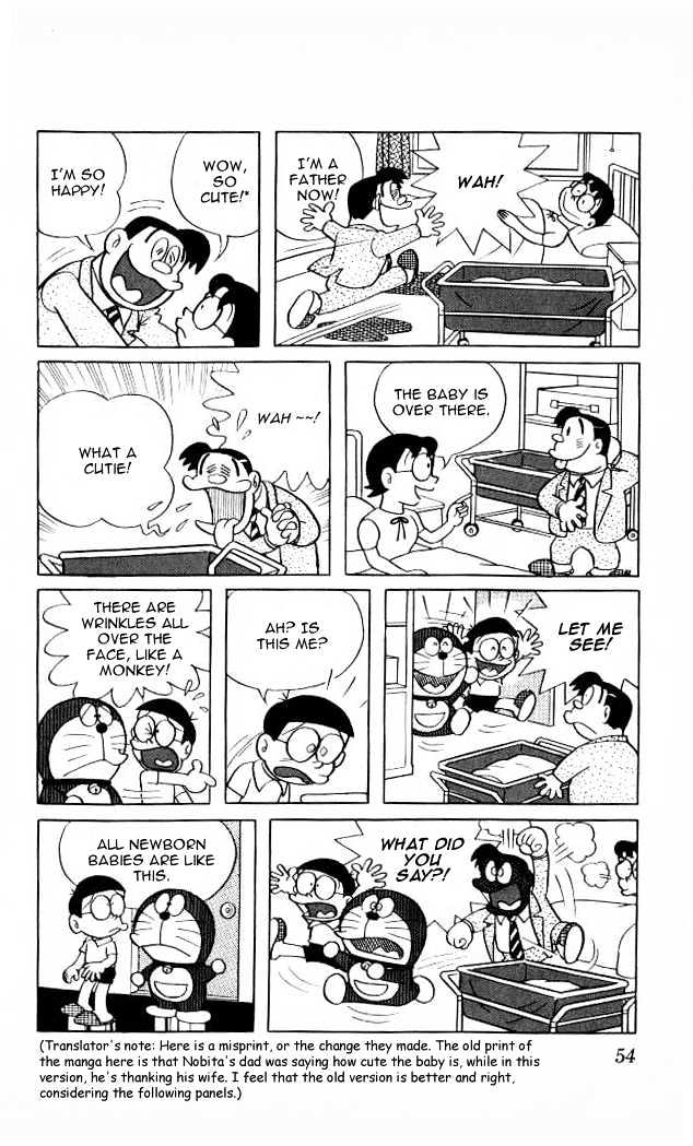 Doraemon Chapter 21 page 7 - Chapter 21 : The Day Of My Birth