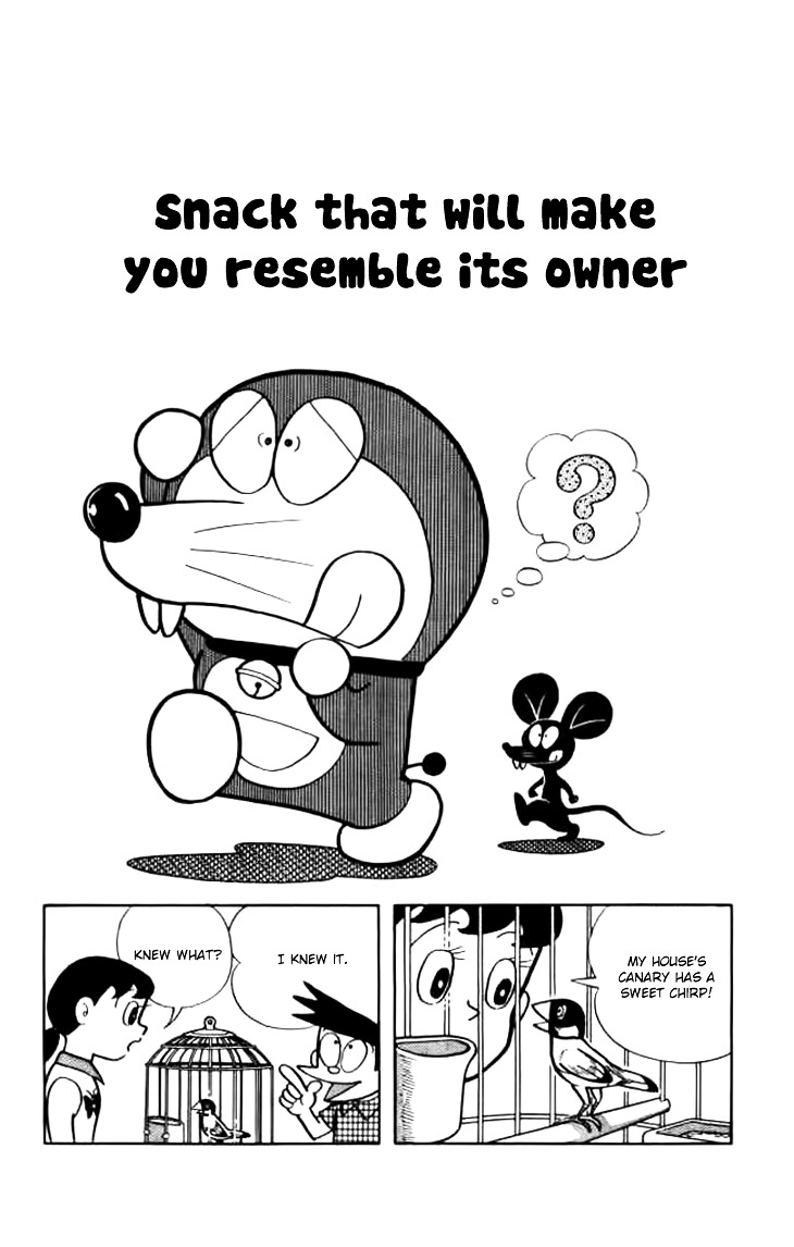 Doraemon Chapter 212 page 2 - Chapter 212 : The Snack That Will Make You Resemble Its Owner