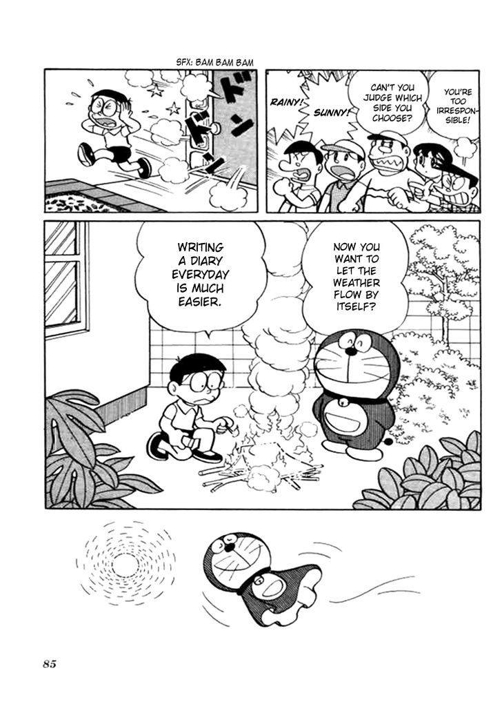 Doraemon Chapter 215 page 10 - Chapter 215 : Weather Chart