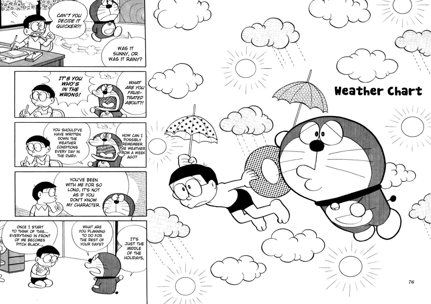 Doraemon Chapter 215 page 2 - Chapter 215 : Weather Chart