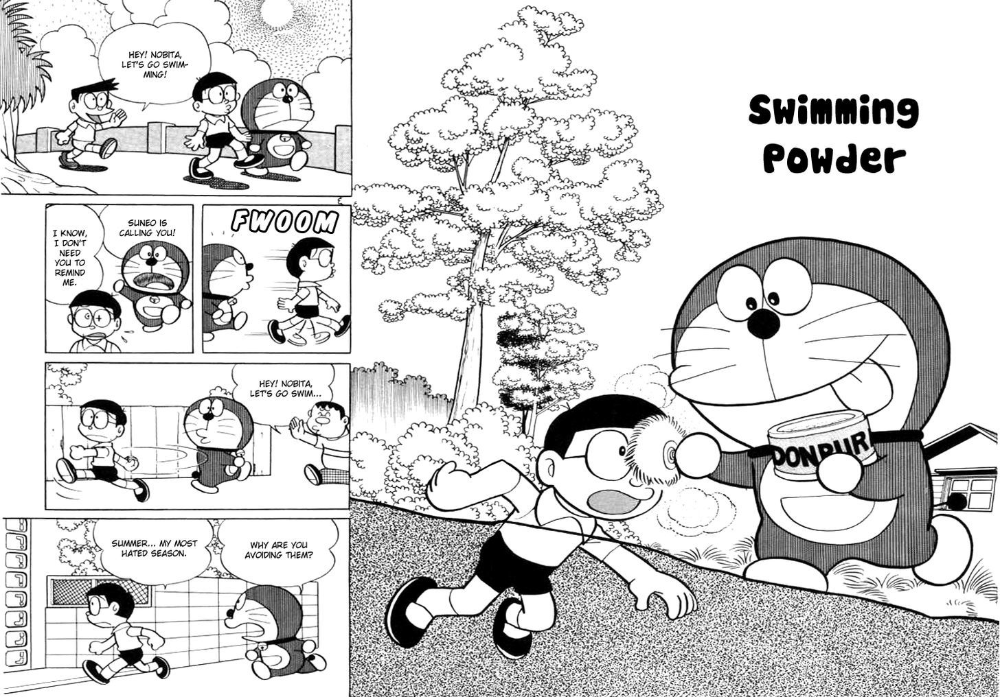 Doraemon Chapter 217 page 2 - Chapter 217 : Swimming Powder