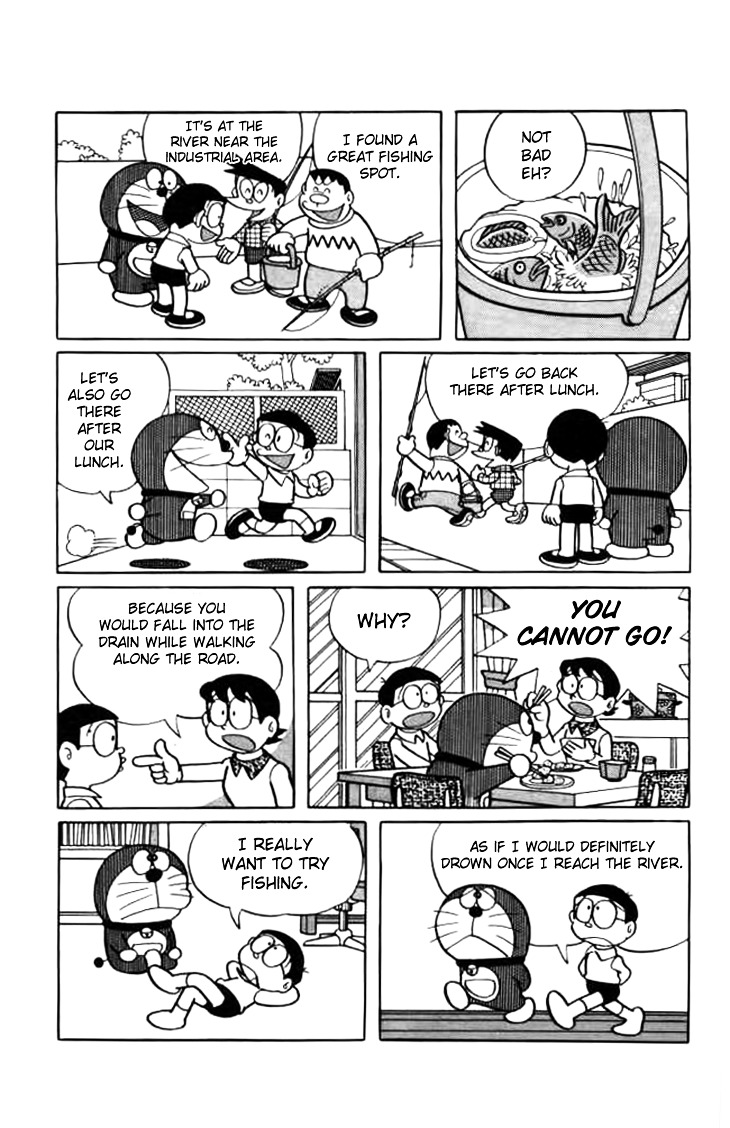 Doraemon Chapter 220 page 3 - Chapter 220 : Indoor Fishing Pond